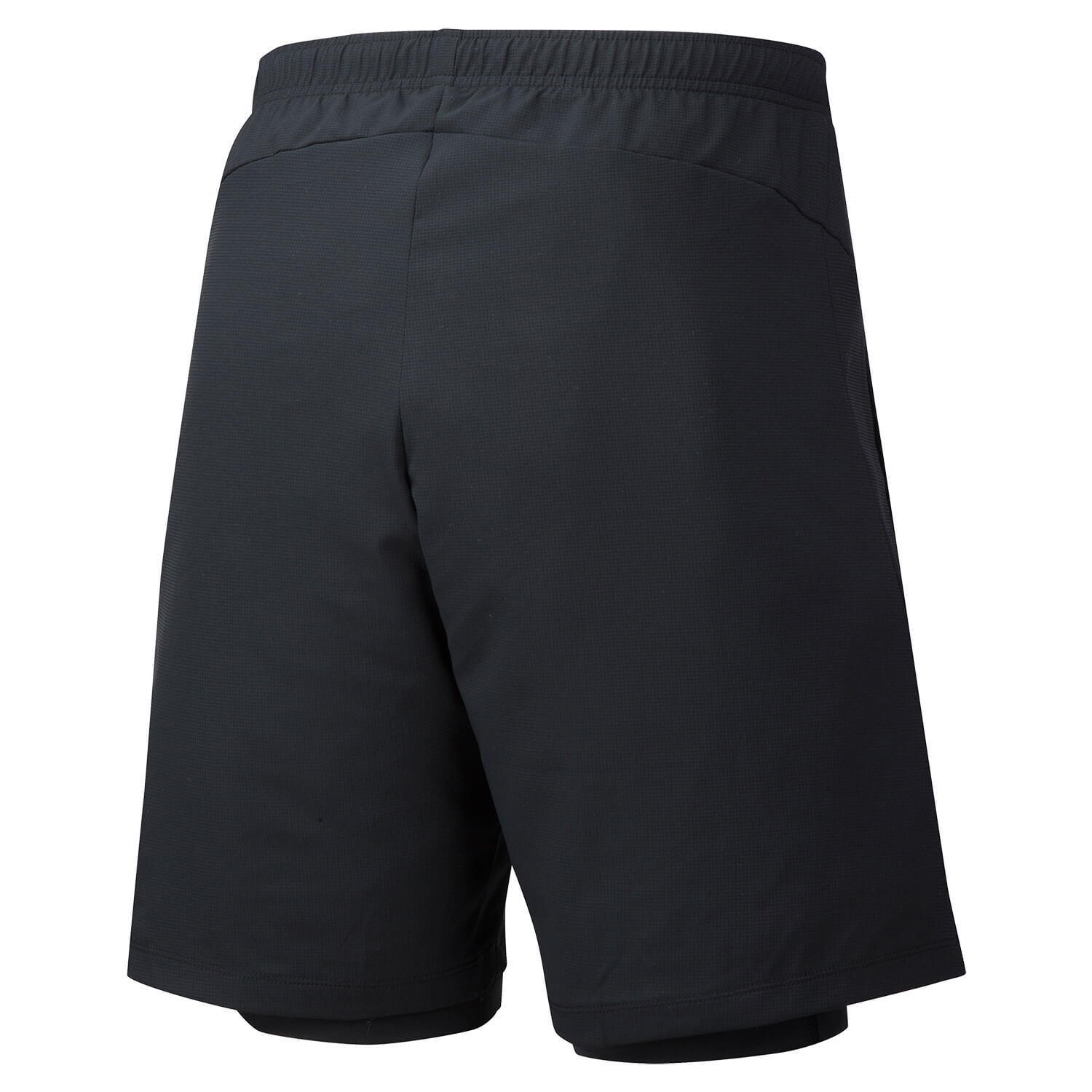 Mizuno Impulse 7.5 2 In 1 Short шорты для бега мужские черные - 2