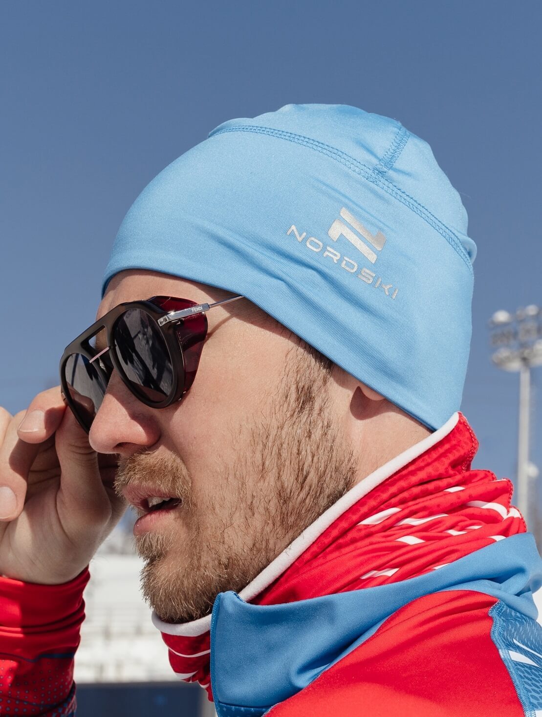 Тренировочная шапка Nordski Warm светло-синяя - 2