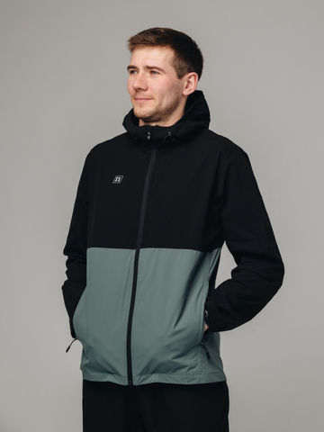 Ветрозащитная куртка Noname Icon Tech Jacket Ux black-teel green