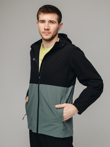 Ветрозащитная куртка Noname Icon Tech Jacket Ux black-teel green