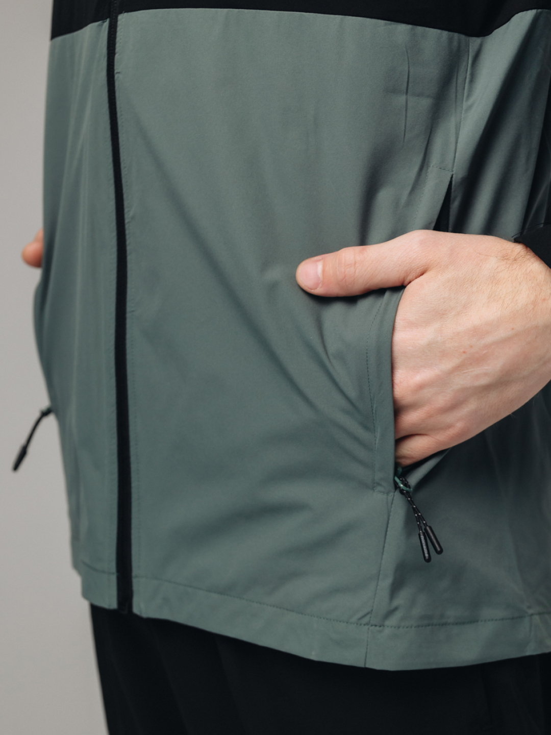 Ветрозащитная куртка Noname Icon Tech Jacket Ux black-teel green - 8