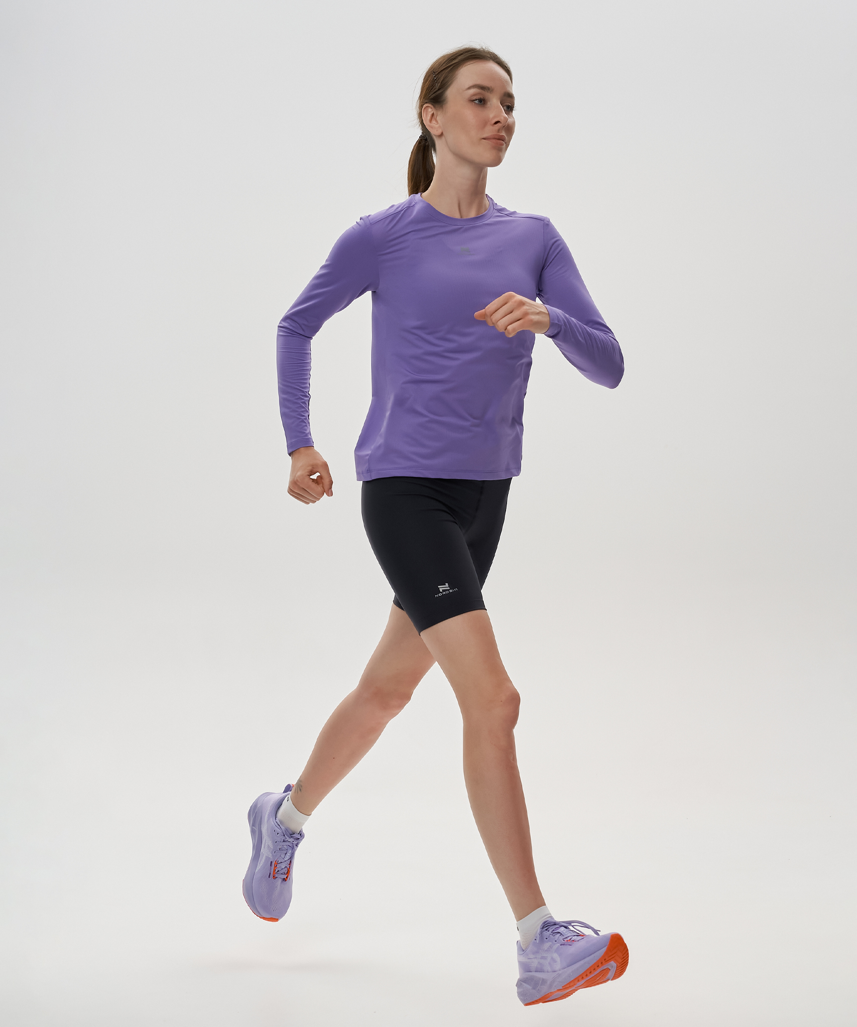Женская футболка для бега с длинным рукавом Nordski Run 2.0 aster purple - 6