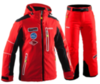 8848 ALTITUDE CHALLENGE-TRACK детский горнолыжный костюм красный - 3