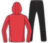 Nordski Run костюм для бега мужской Red-Black - 6
