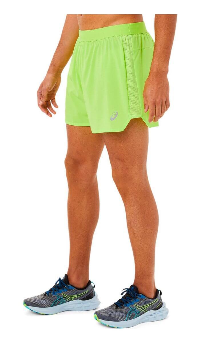 Asics Road 5" Short шорты для бега мужские лайм - 2