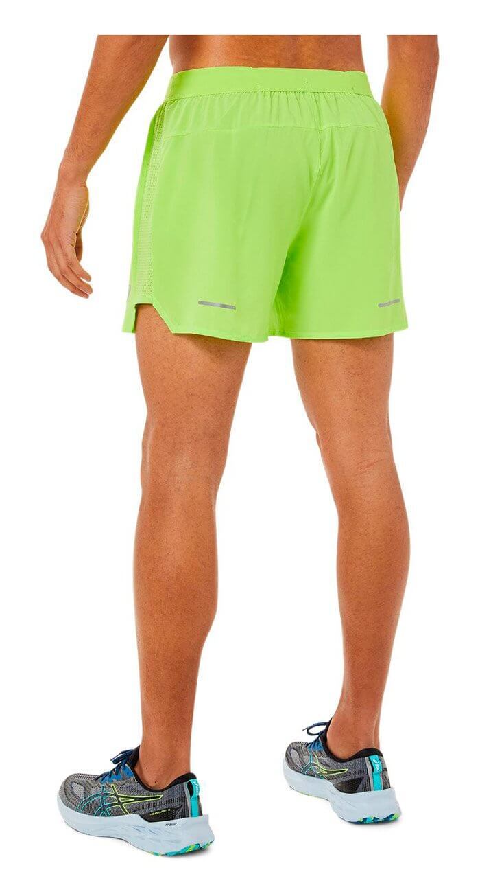 Asics Road 5" Short шорты для бега мужские лайм - 3