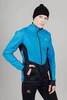 Мужская тренировочная лыжная куртка Nordski Pro light blue-black - 9