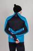 Мужская тренировочная лыжная куртка Nordski Pro light blue-black - 11