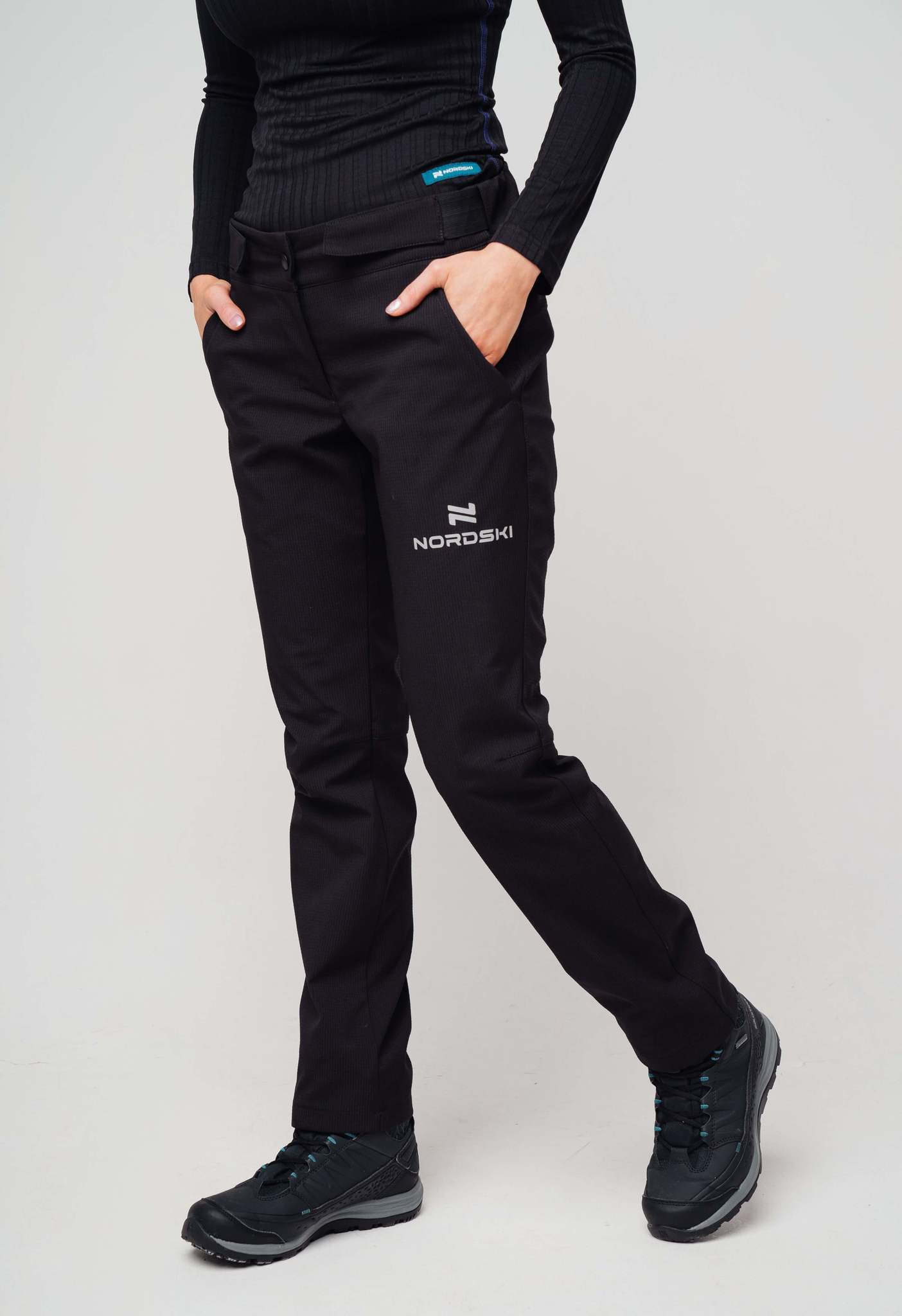 Nordski Urban утепленный лыжный костюм женский black - 6