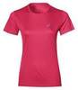 Asics Silver Ss Top футболка для бега женская розовая - 1