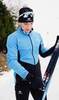 Мужская тренировочная лыжная куртка Nordski Pro light blue-black - 2
