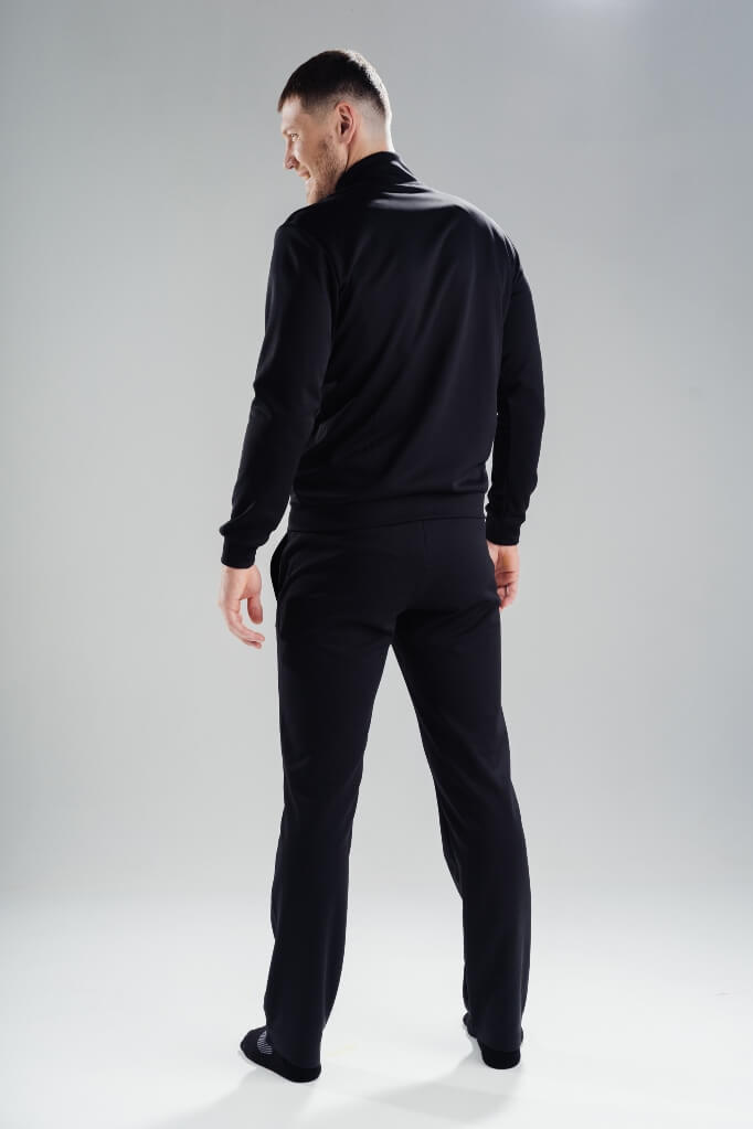 Nordski Zip Base спортивный костюм мужской black-orange - 3