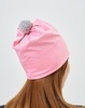 Тренировочная шапка с помпоном Nordski Train candy pink - 5