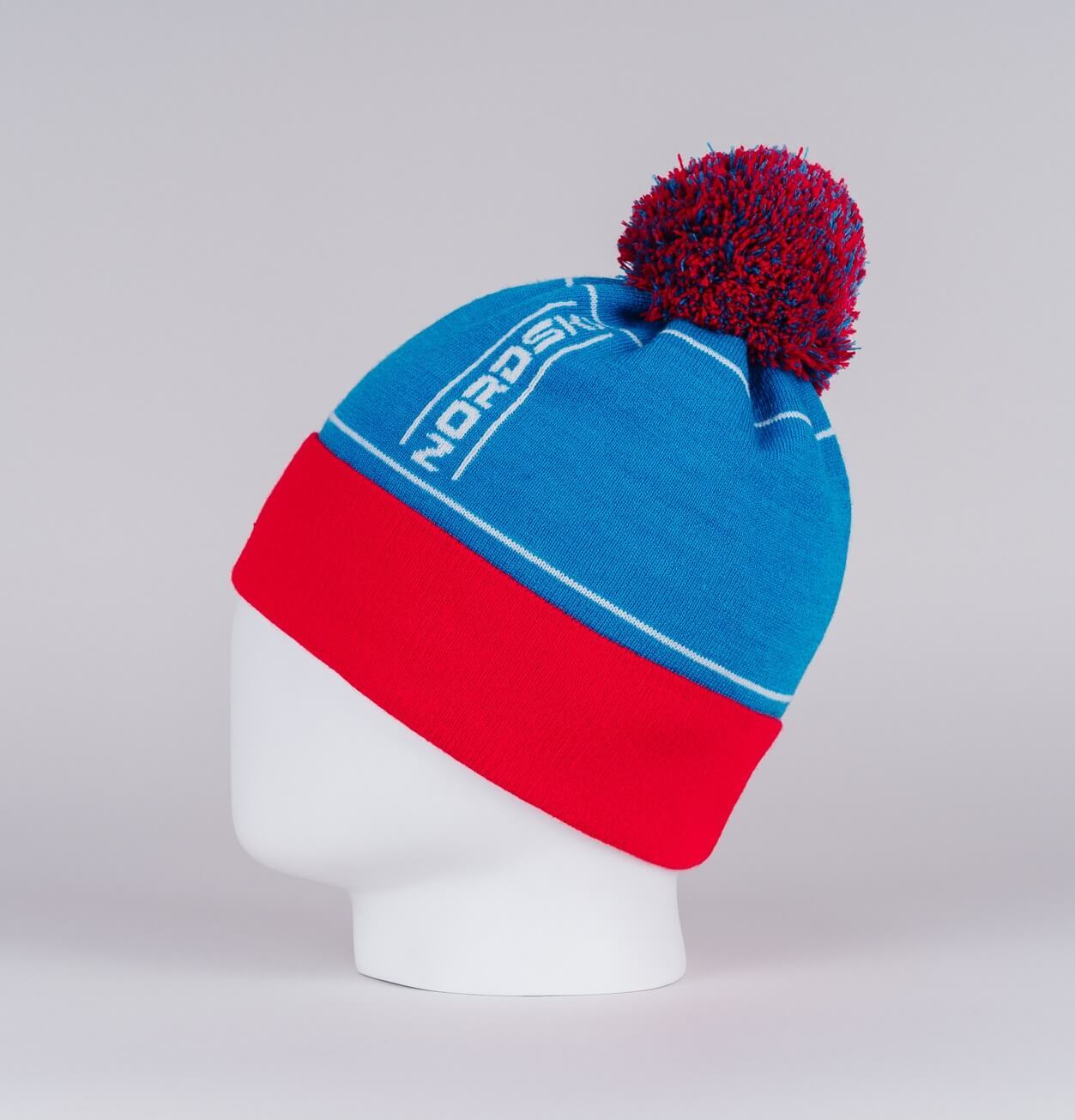 Вязаная шапка с ветрозащитой Nordski Arctic WS blue
