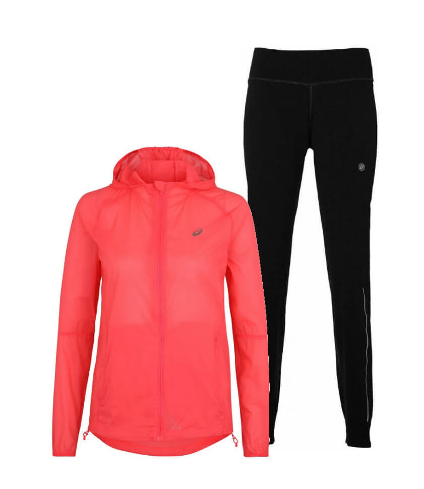 Asics Packable костюм для бега женский pink