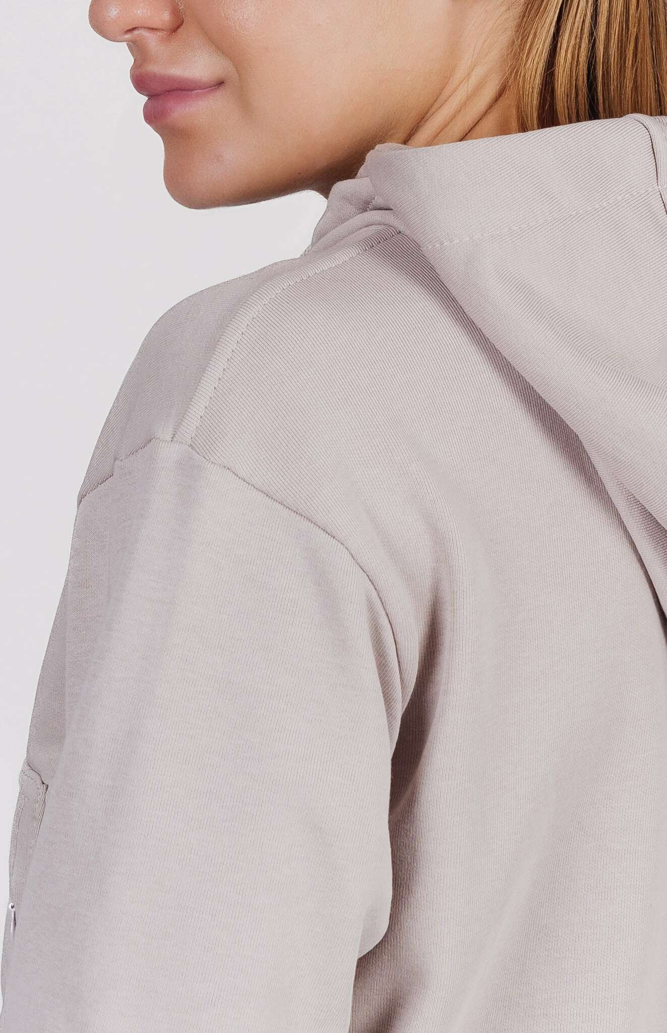 Женская спортивная толстовка Nordski Outfit beige - 4