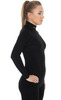 Термобелье Brubeck Wool Merino рубашка женская черная - 3