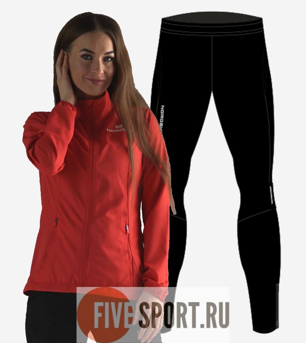 Nordski Jr Motion Premium беговой костюм детский Red