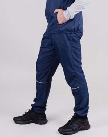 Мужские брюки для бега Nordski Rain темно-синие