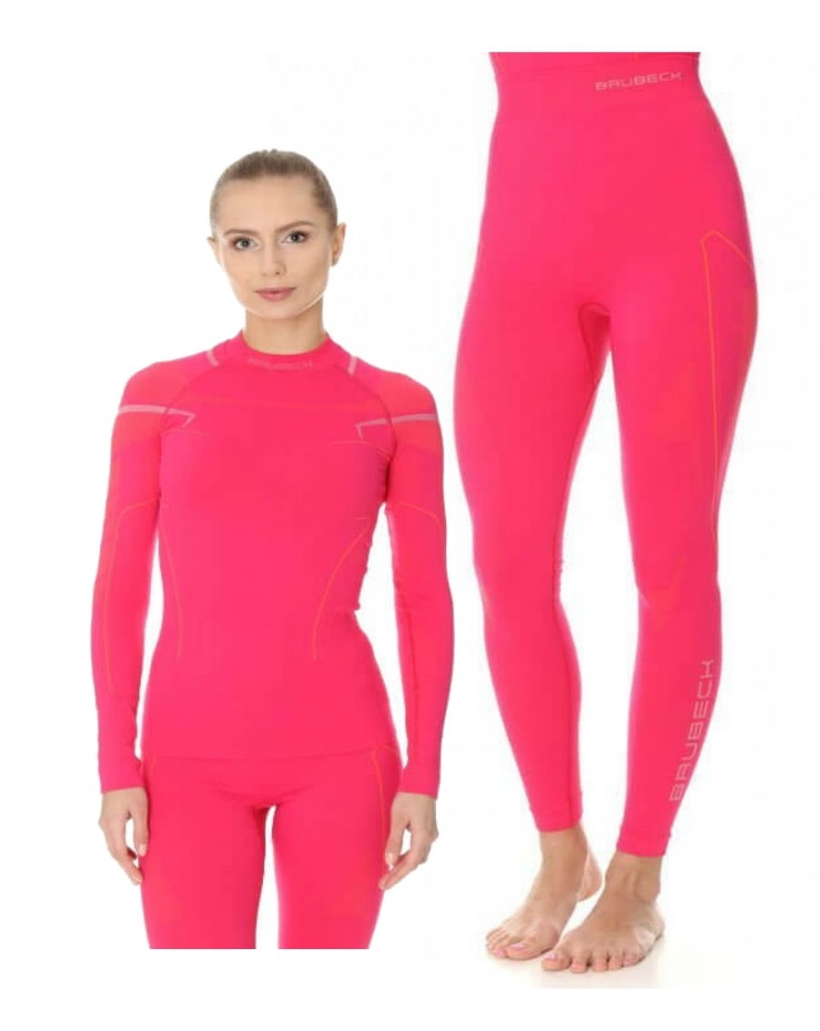 Женский комплект термобелья Brubeck Thermo Nilit фуксия - 15