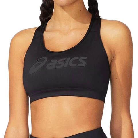 Asics Core Logo Bra топ для бега женский черный (Распродажа)