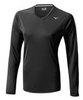 MIZUNO DRY LITE CORE L/S TEE женская беговая рубашка черная - 1
