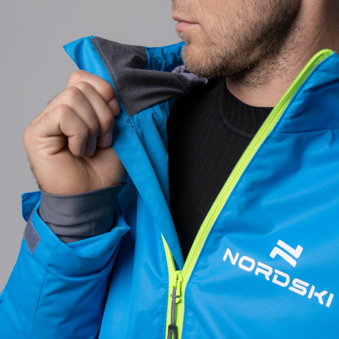 Nordski Light утепленная ветрозащитная куртка мужская blue