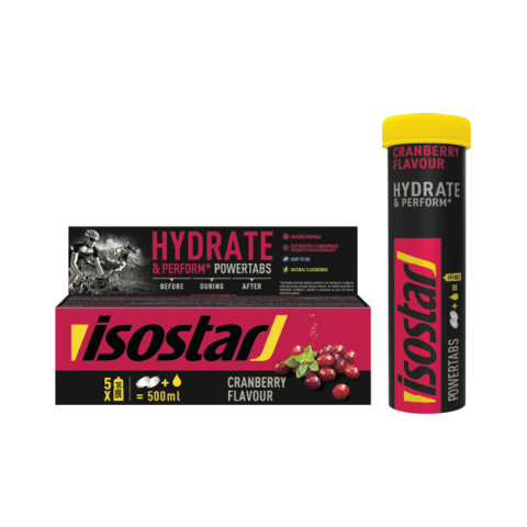 Растворимые таблетки Isostar Powertabs Antioxidant клюква