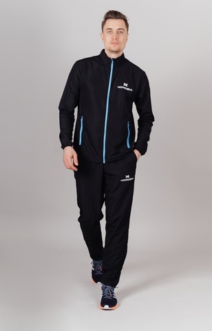 Nordski Motion костюм для бега мужской Black-Blue