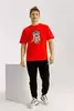 Мужская спортивная футболка Anta SS Lifestyle Tee красная - 4