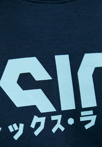 Asics Katakana Graphic Tee футболка для бега мужская темно-синяя