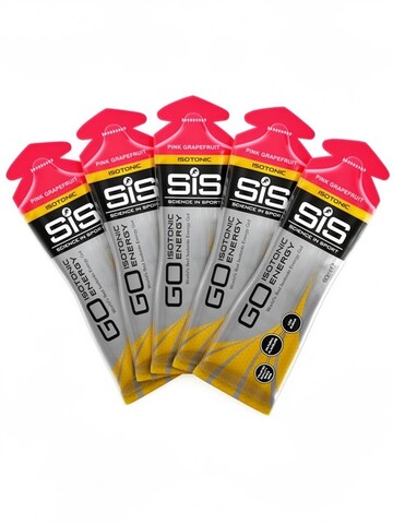 Набор углеводных гелей SIS Go Isotonic Gel розовый грейпфрут