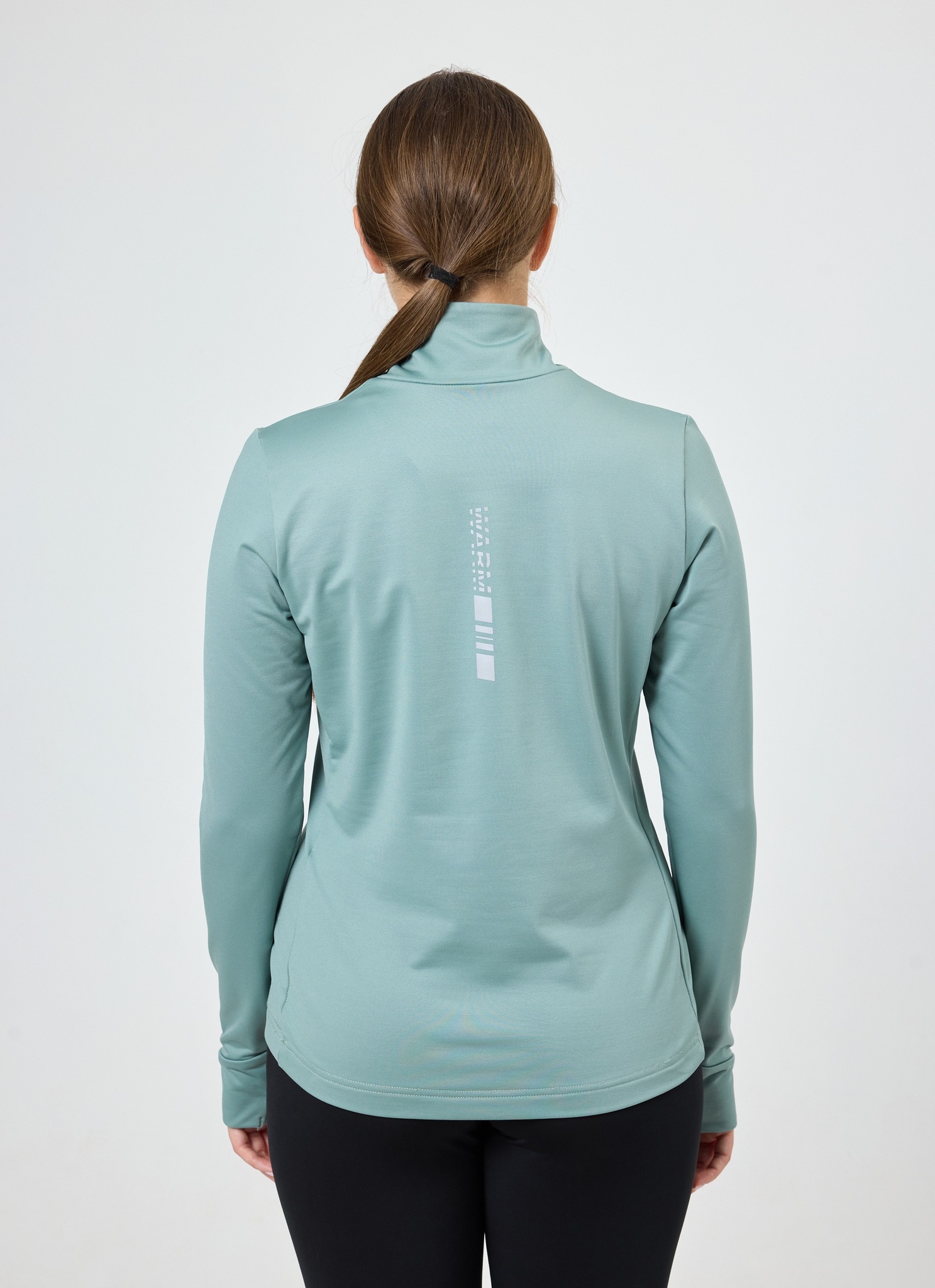 Женский утепленный лонгслив Nordski Warm ice mint - 3