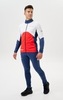 Мужская тренировочная лыжная куртка Nordski Pro 2.0 white-red-blue - 15
