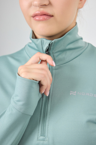 Женский утепленный лонгслив Nordski Warm ice mint