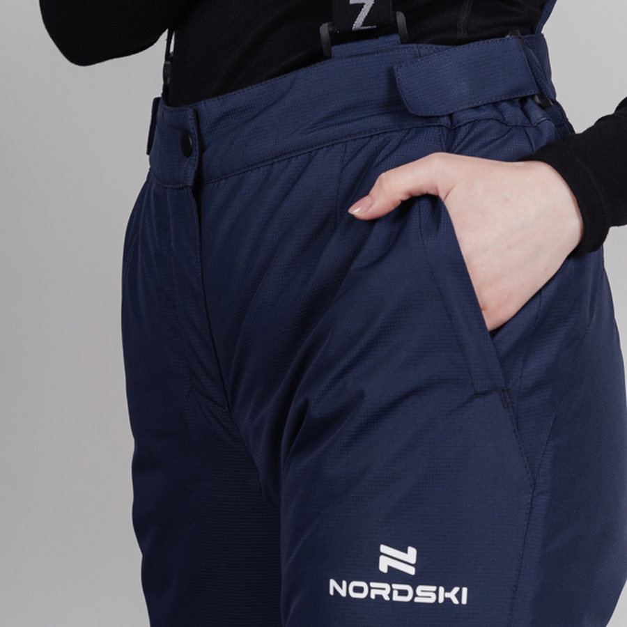 Теплый лыжный костюм женский Nordski Mount dark-blue - 12