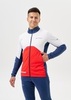 Мужская тренировочная лыжная куртка Nordski Pro 2.0 white-red-blue - 4
