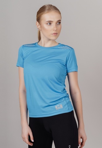 Nordski Run футболка для бега женская blue