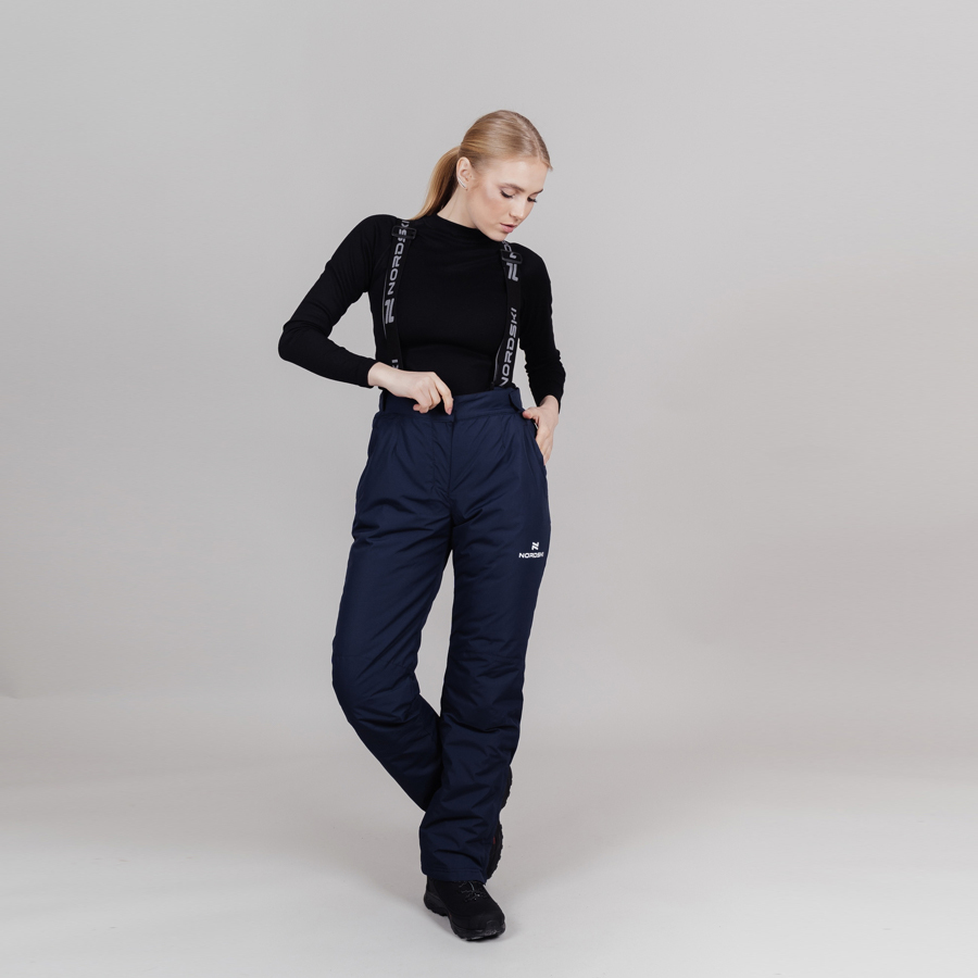 Теплый лыжный костюм женский Nordski Mount dark-blue - 9