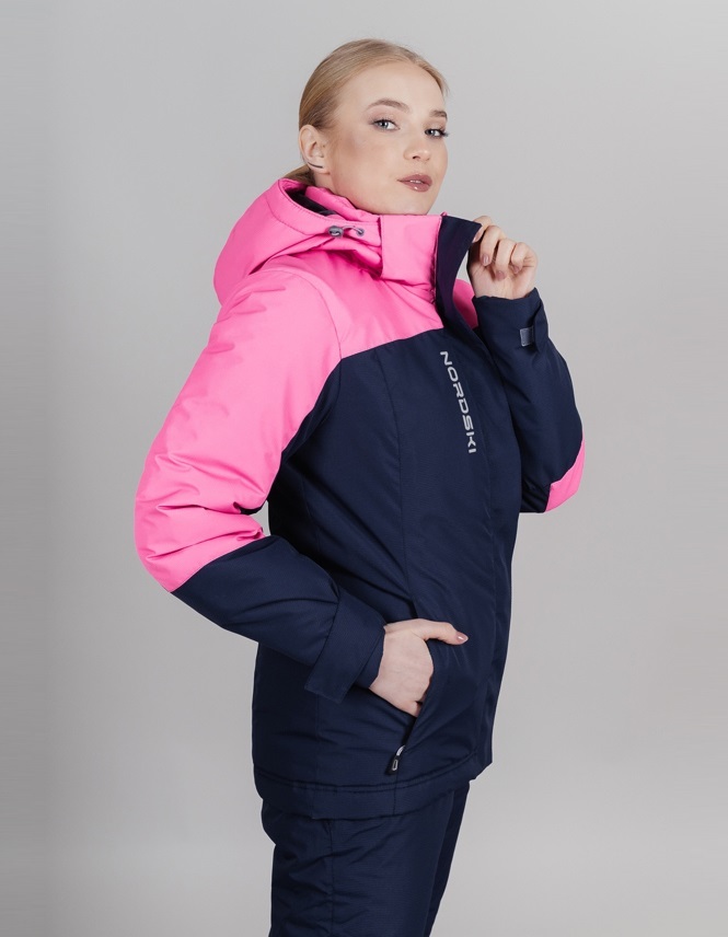 Теплый лыжный костюм женский Nordski Mount dark-blue - 5
