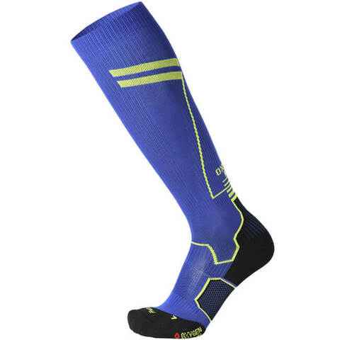 Компрессионные носки гольфы Mico Compression Run синие