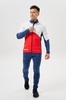 Мужская тренировочная лыжная куртка Nordski Pro 2.0 white-red-blue - 14