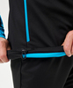 Мужская тренировочная лыжная куртка Nordski Core black-light blue - 7
