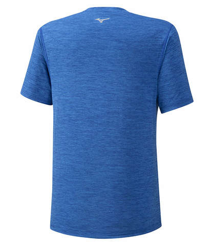 Mizuno Impulse Core Tee беговая футболка мужская blue