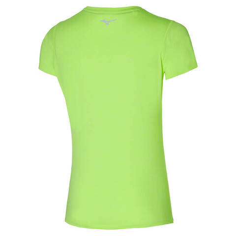 Mizuno Impulse Core Tee беговая футболка женская зеленая