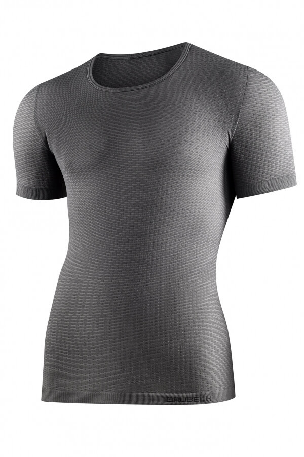 Футболка с коротким рукавом Brubeck Base Layer серая - 6