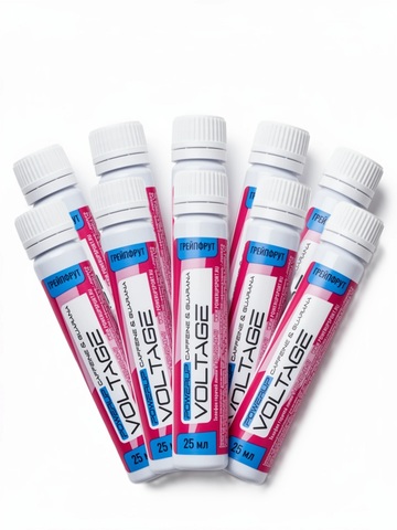 Набор энергетических напитков PowerUp Voltage с кофеином и гуараной грейпфрут