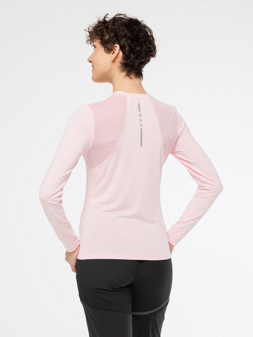 Женский лонгслив для тренировок Moax Run Lite нежно-розовый - 4