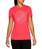 Asics Essential Cotton Blend футболка для бега женская розовая - 1