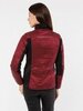 Женская стеганая лыжная куртка Moax Royal бордовая - 4